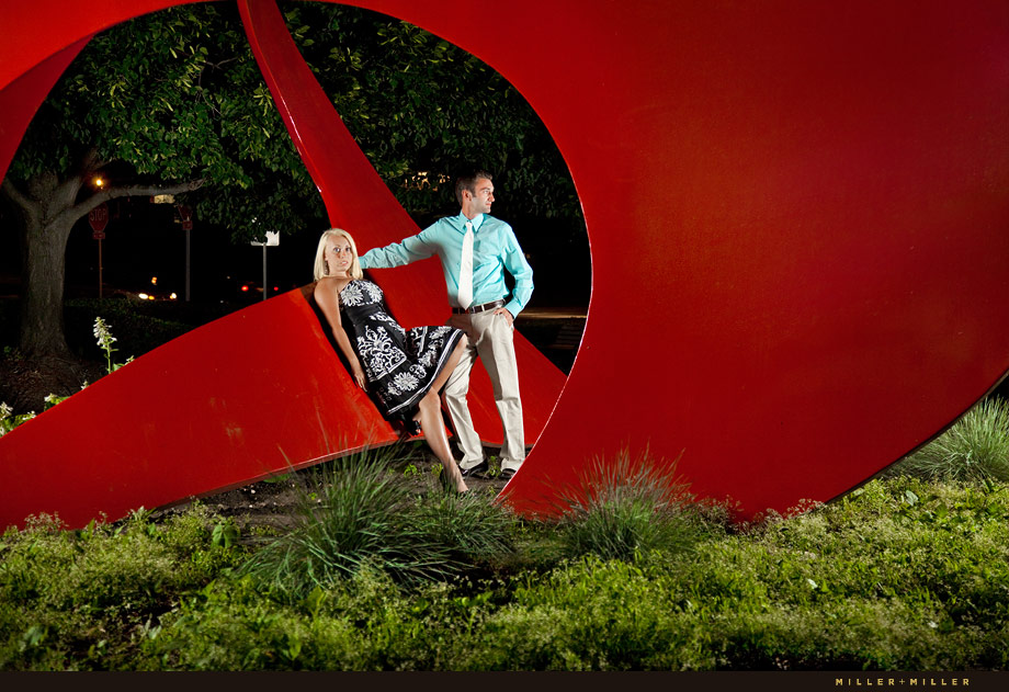 Naperville IL River Walk Engagement Photography