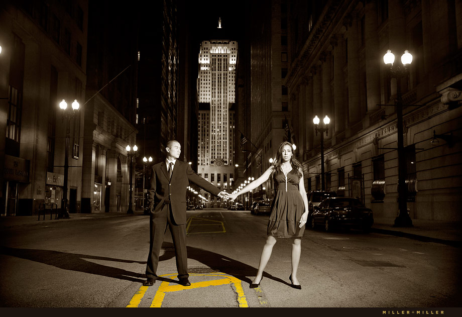 Engagement Photos Skyscrapers