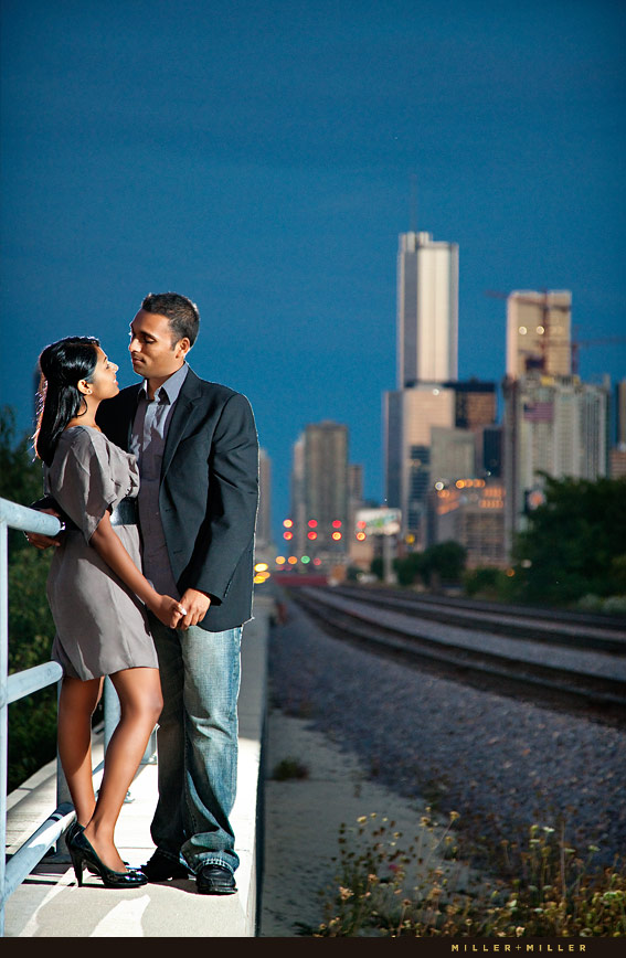 Night Engagement Photos