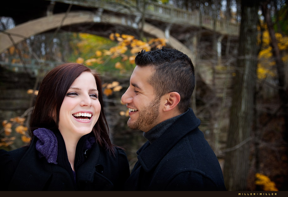 bridge engagement photo geneva illinois
