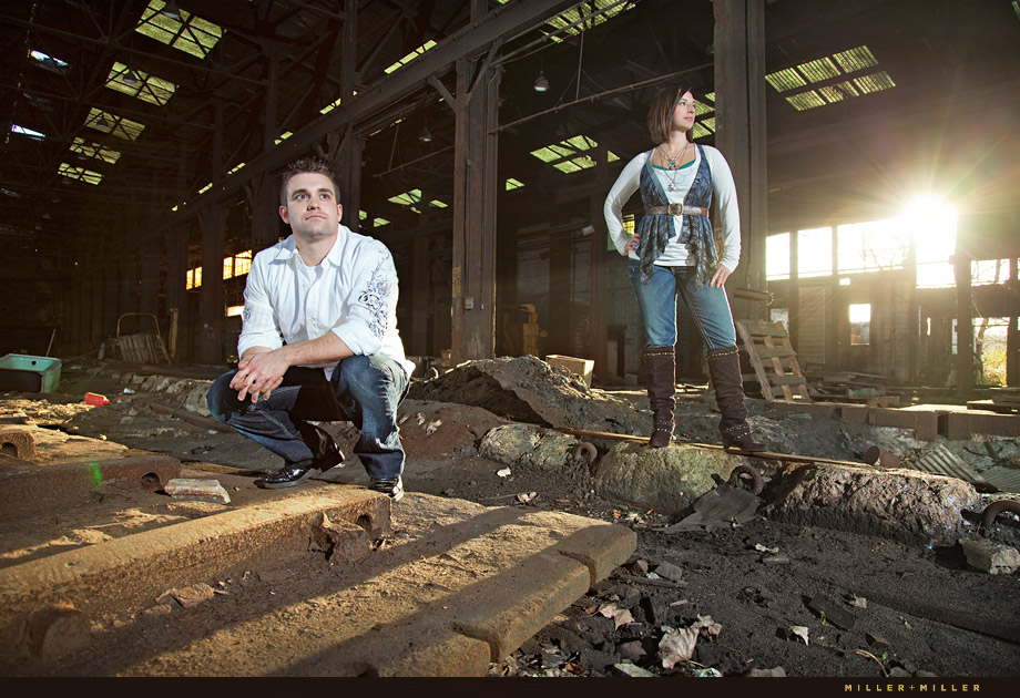 factory engagement photography