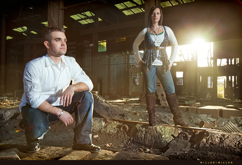 modern industrial engagement photos