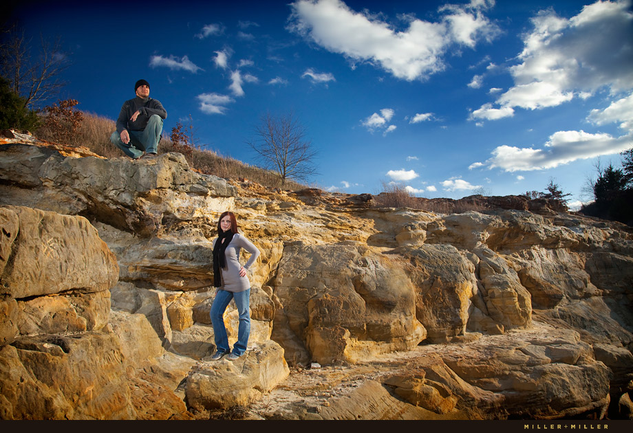 starved rock engagement photos