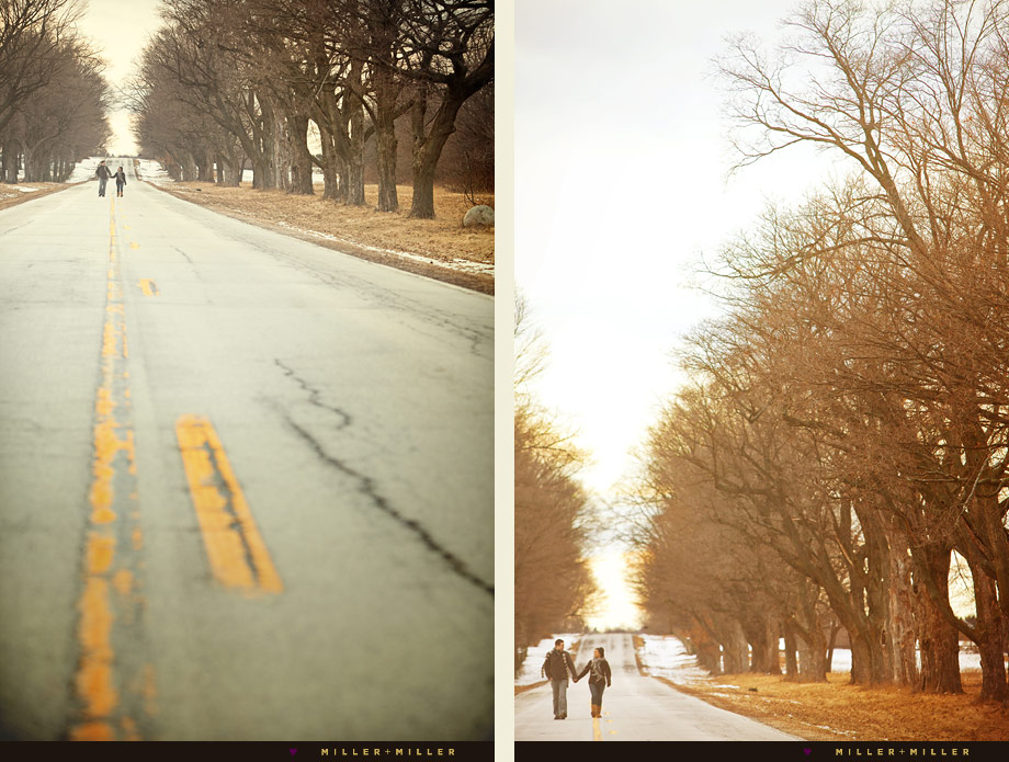 engagement photographer Glen Ellyn IL winter photos