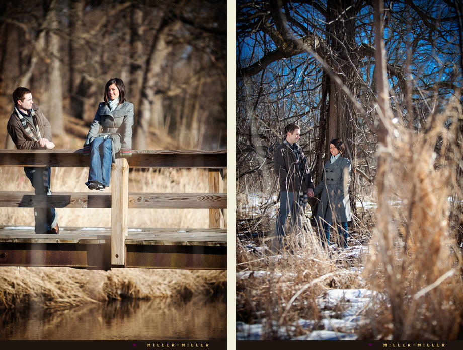 forest preserve engaged couple portraits chicagoland