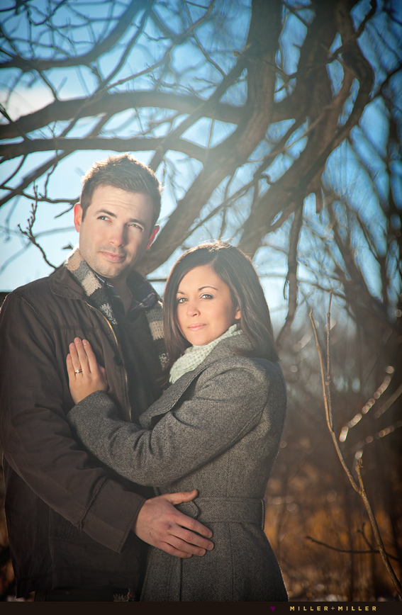 sugar grove engagement photographer winter