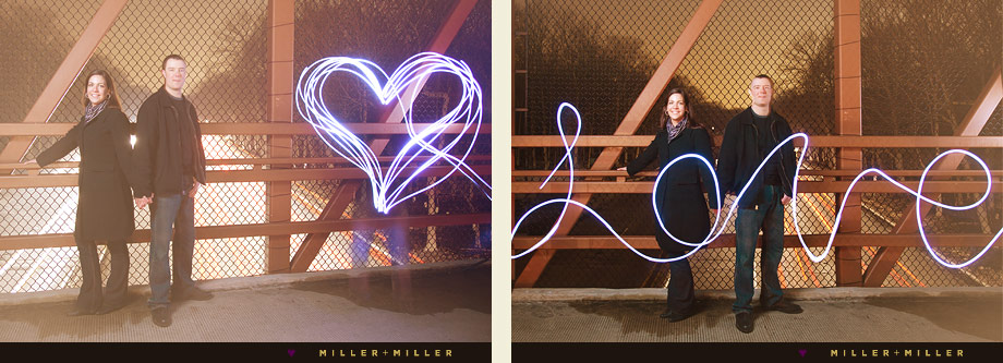 fun night engagement portraiture schaumburg love