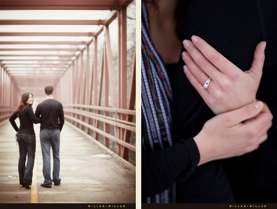 stylish kenilworth engagement photography