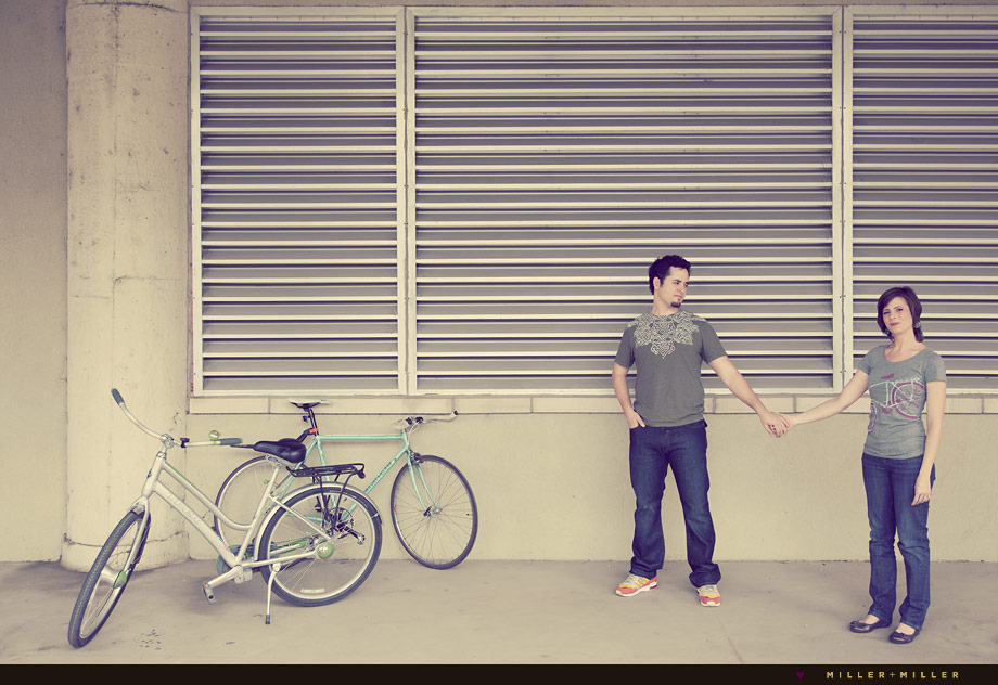 biking in love engaged couple biking in love engaged couple