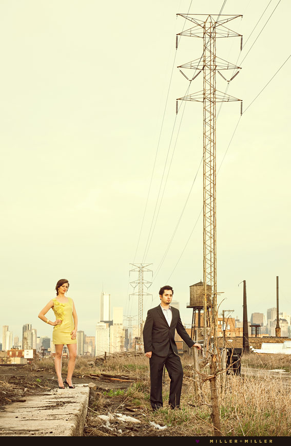 chicago industrial engagement fashion shots chicago industrial engagement fashion shots