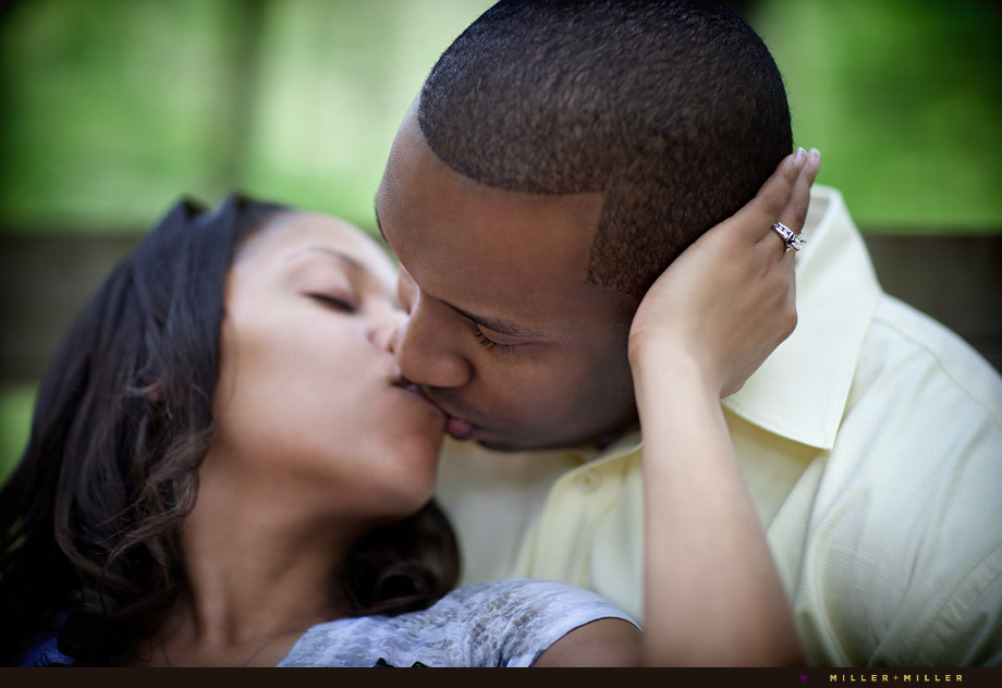 engagement kiss at starved rock park engagement kiss at starved rock park