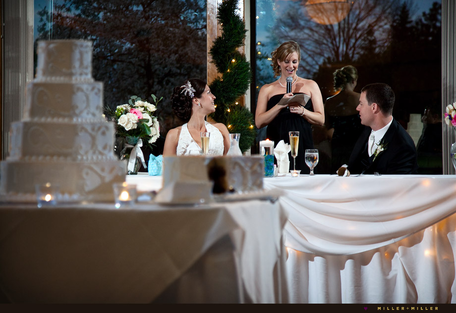 Glen Ellyn wedding photography cake toast pic Glen Ellyn wedding photography cake toast pic
