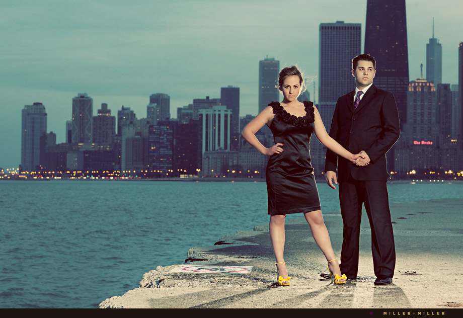 high-fashion chicago edgy engagement photographer photo high-fashion chicago edgy engagement photographer photo