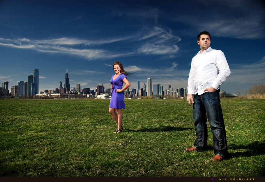 sexy chicago skyline engagement picture photo sexy chicago skyline engagement picture photo