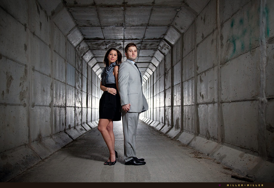 cement tunnel naperville engagement photography cement tunnel naperville engagement photography