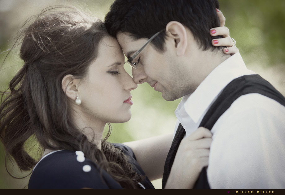 old hollywood passionate engagement photography chicago