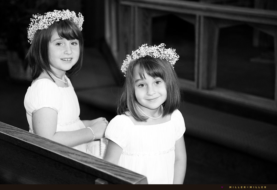 Flowergirls Black White
