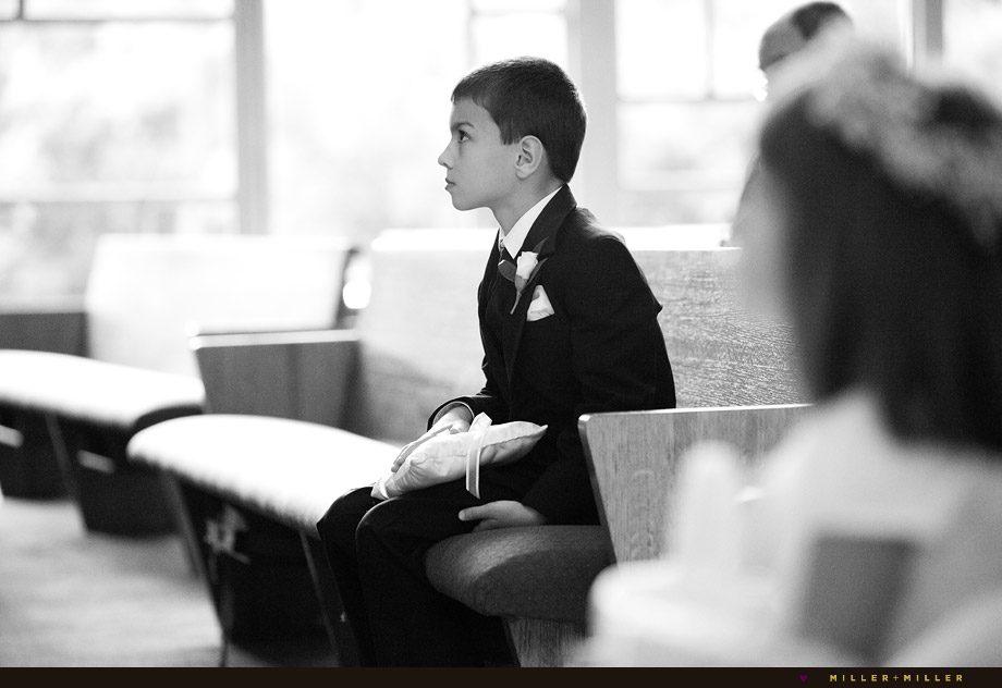 Ring Bearer Black White