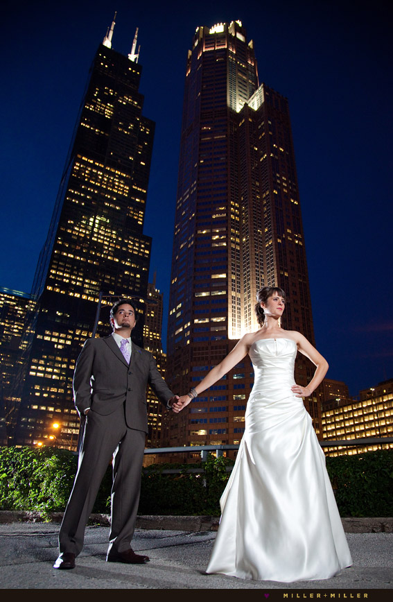 high-fashion chicago wedding skyline high-fashion chicago wedding skyline