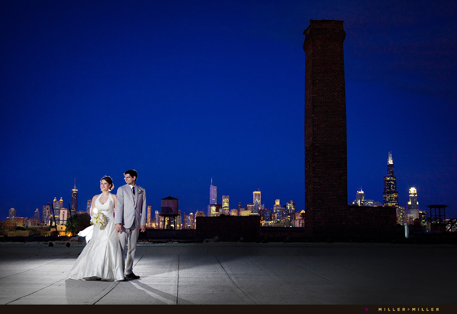 dramatic chicago wedding photography
