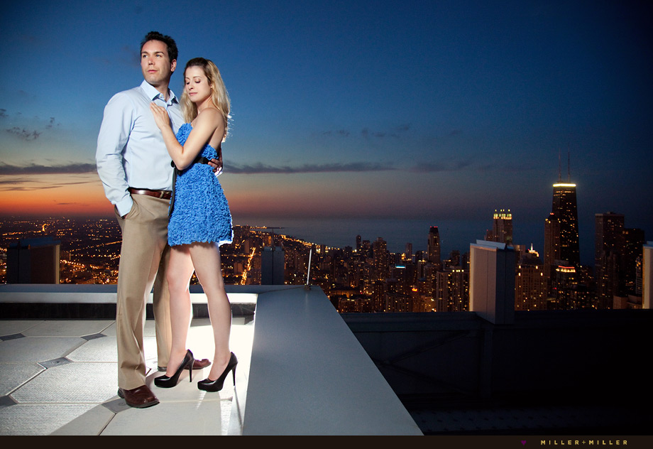 amazing chicago skyline sunset engagement amazing chicago skyline sunset engagement