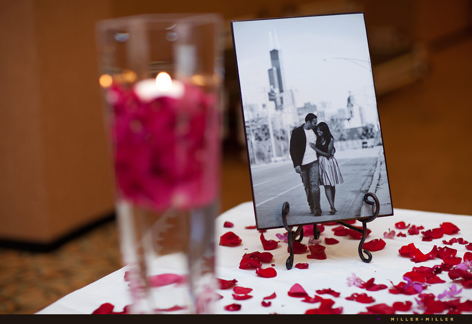 rose petals wedding