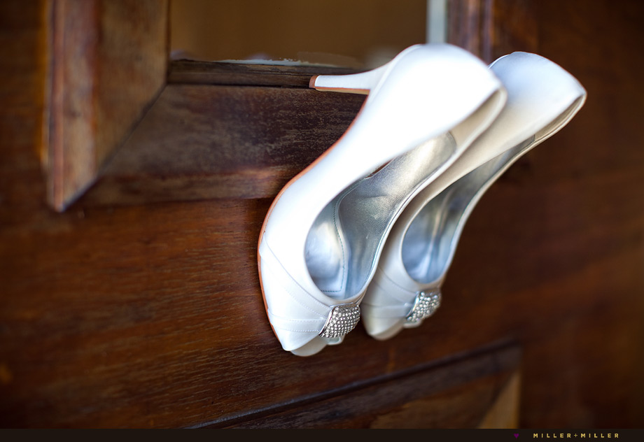 artistic wedding heels photo