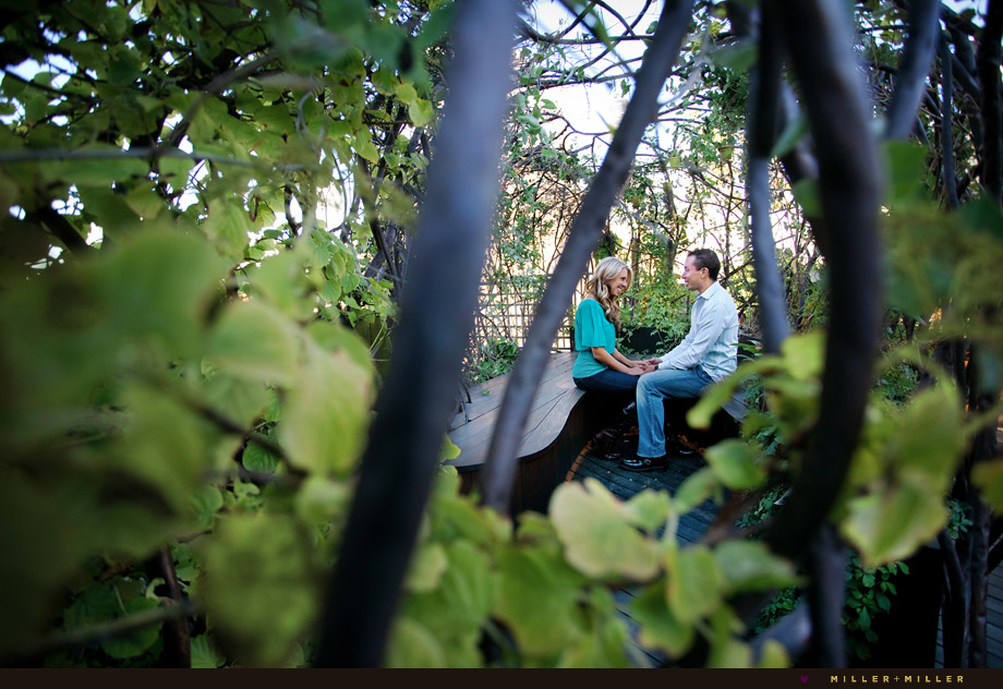 engagement in chicago vine garden