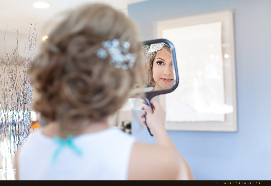 bride make-up mirror