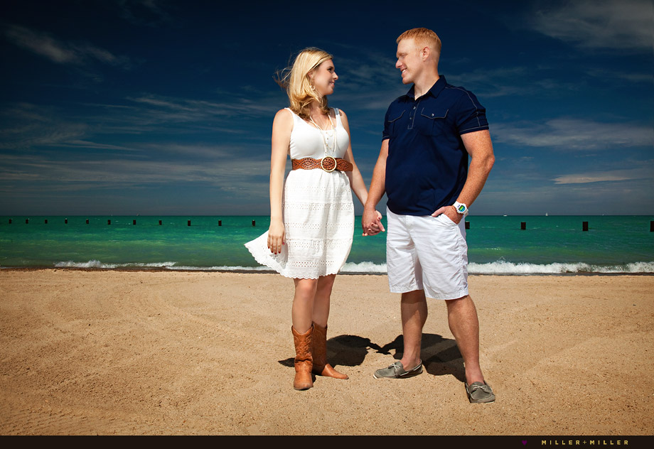 north avenue beach engagement photography