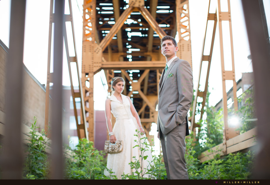 fashion inspired wedding photographs chicago