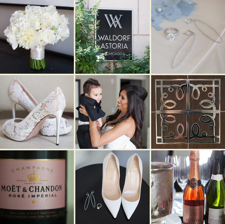 waldorf astoria chicago luxury wedding