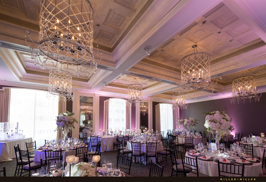 Waldorf Sinclair ballroom purple lighting