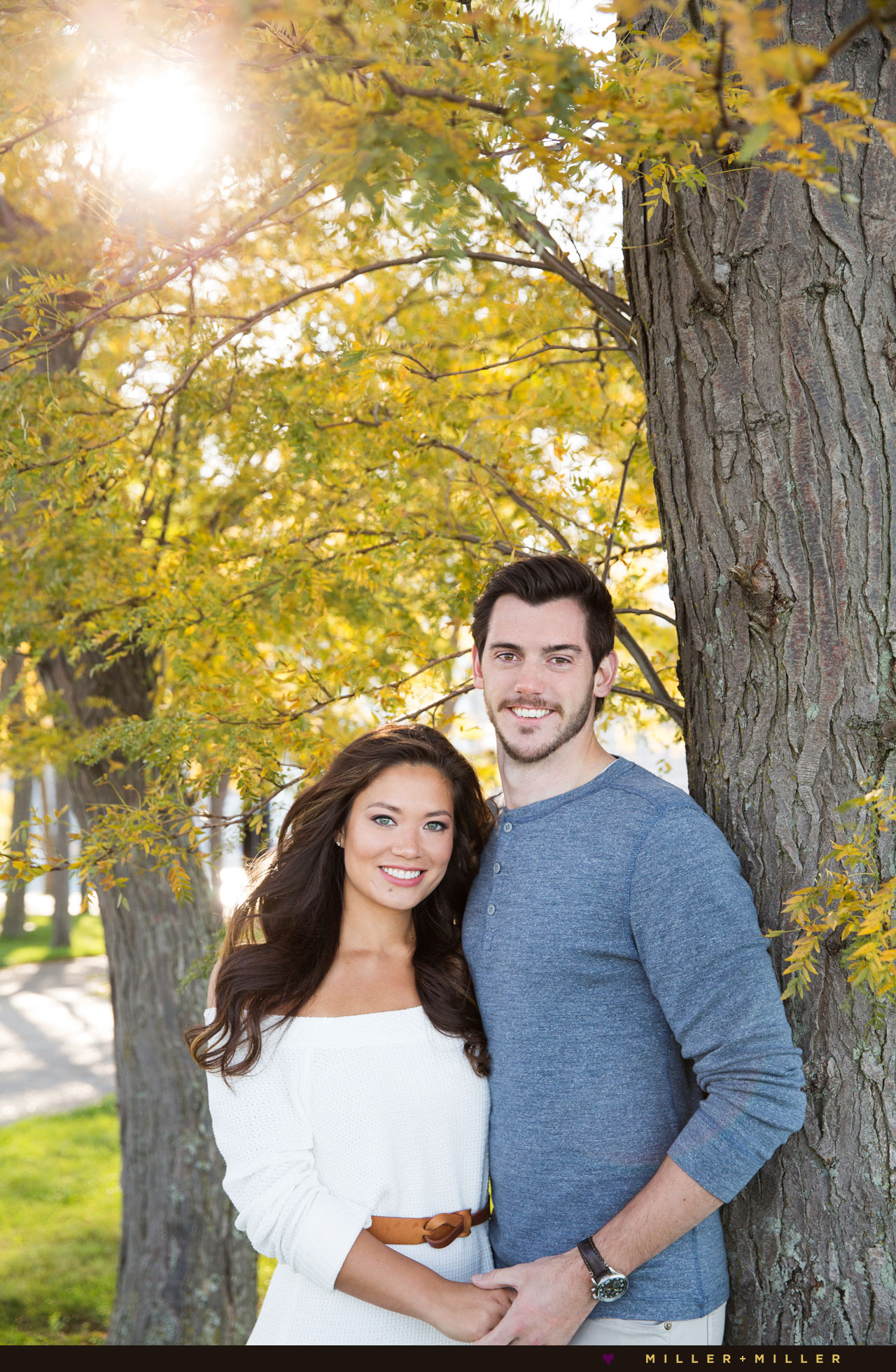 fall-trees-chicago-engagement