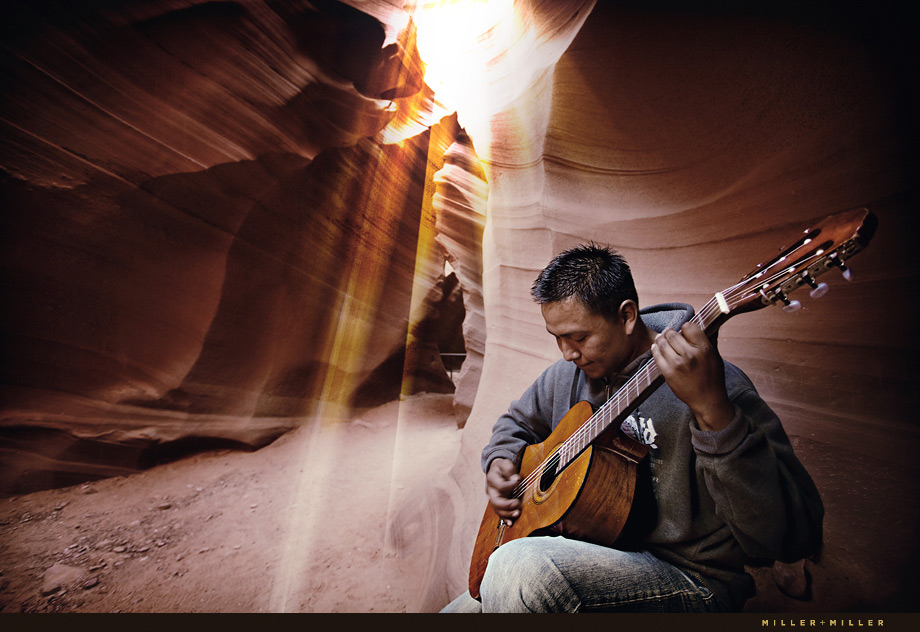 Antelope Canyon Navajo Guitar