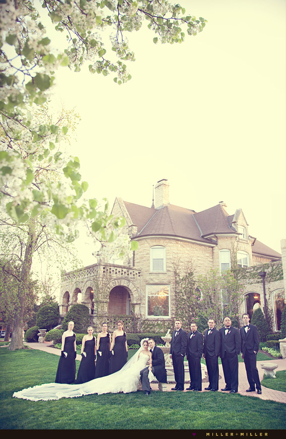 chicagoland mansion ivy wedding venue photography