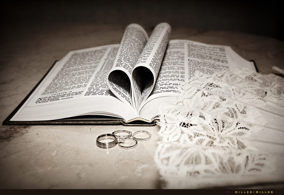 christian wedding bible details rings fan