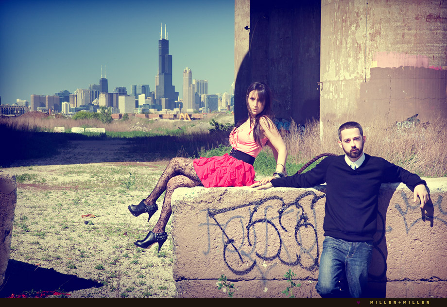 modern hot sexy engagement images chicago