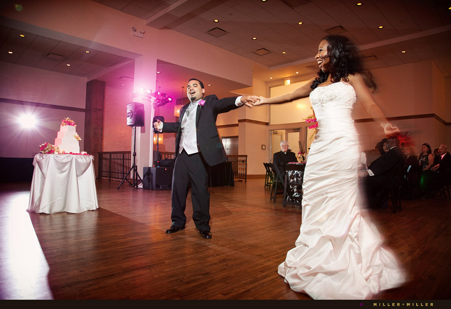 bride groom unique dancing image