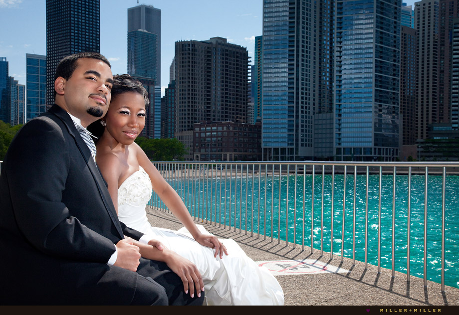 Chicago harbor wedding