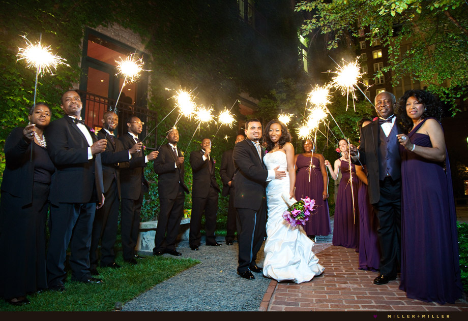 Ivy Room wedding sparklers