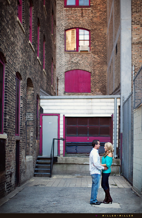 high-fashion chicago engagement photography