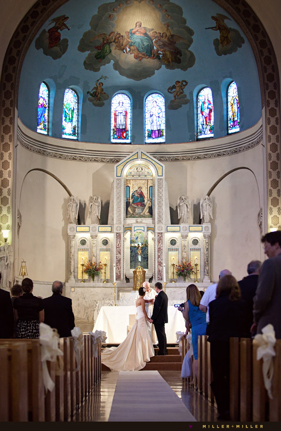 beautiful chicago cathedral wedding
