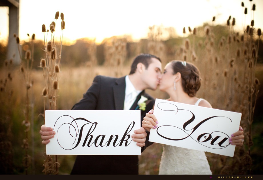 wedding thank you signs
