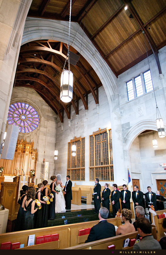luxurious church wedding photography