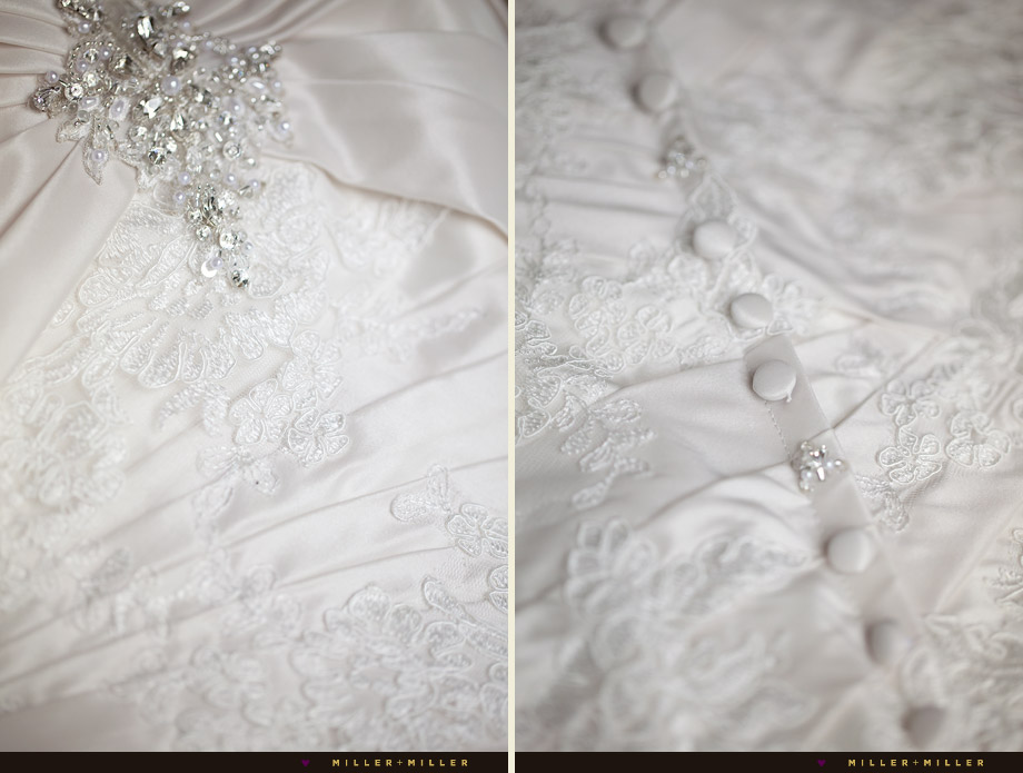 elegant ivory wedding gown