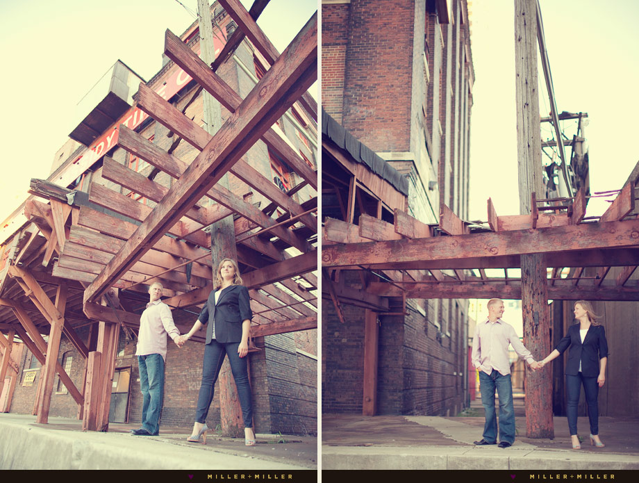 edgy engagement photography chicago