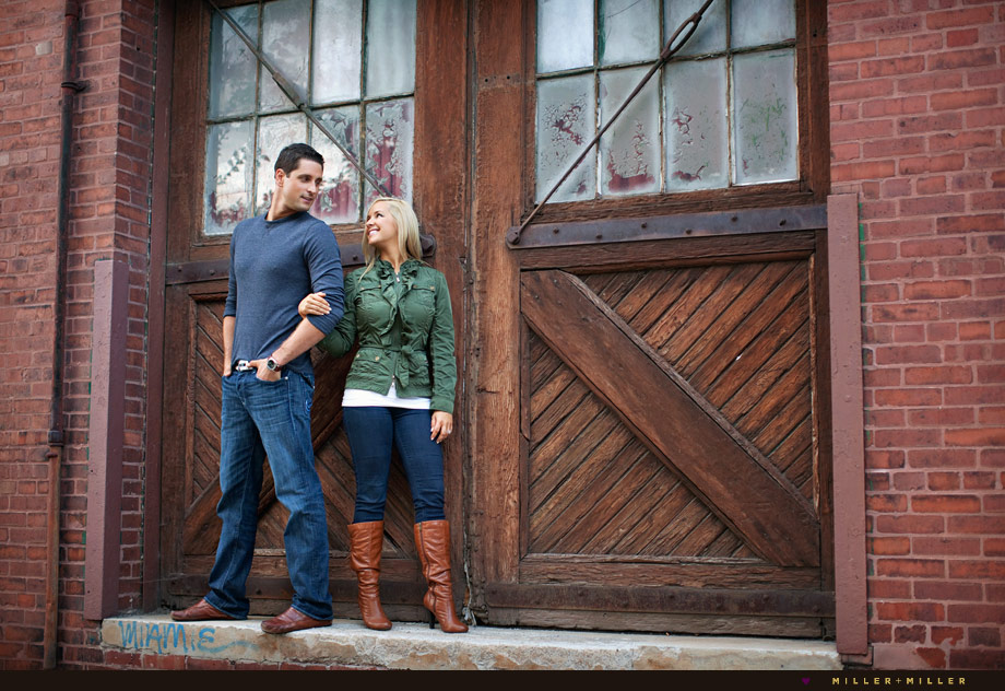 rustic engagement photography