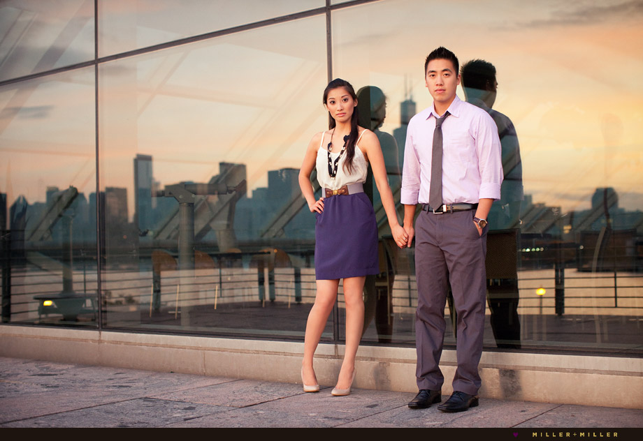 south loop engagement pictures