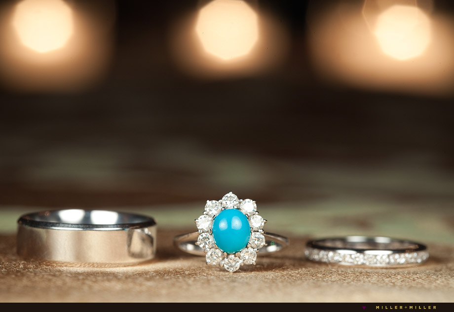 turquoise diamond engagement ring